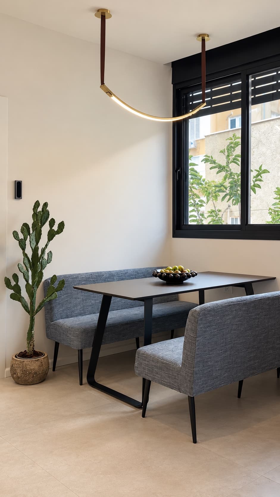 Shared living room at Hazetim House coliving, Ramat Gan